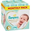 PAMPERS Monthly Pack Premium Care No 5 για 11-18kg 136τμχ