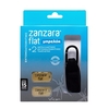 VICAN Zanzara Flat Μπρελόκ Εντομοαπωθητικό Μαύρο Χρώμα 1 τεμάχιο & 2 Ανταλλακτικές Ταμπλέτες