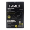 FAMEX 5 Layers Particle Filtering Half NR Μάσκα Προστασίας FFP2 Σε Μαύρο Χρώμα 10τμχ
