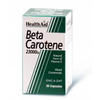 HEALTH AID Beta Carotene 23000 i.u. -Φυσική Προβιταμίνη A 30 κάψουλες