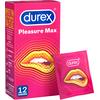 DUREX Pleasure Max Με Ραβδώσεις & Κουκίδες 12 προφυλακτικά
