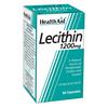 HEALTH AID Lecithin 1200mg Λεκιθίνη Για Διάλυση Λιπών & Έλεγχο Χοληστερίνης 50 κάψουλες