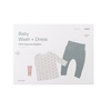 KORRES Baby Wash + Dress Παντελόνι 3-6m &amp; Μπλουζάκι 3-6m &amp; Βρεφικό Αφρόλουτρο + Σαμπουάν 20ml