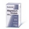 HEALTH AID Magnesium Orotate 500mg Μετατρέπει το Σάκχαρο του Αίματος σε Ενέργεια 30 ταμπλέτες