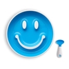 MUNCHKIN Smile 'n Scoop Πιάτο Φαγητού σε Σχήμα Χαμόγελου και Κουταλάκι Μπλε 9m+