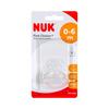 NUK First Choice Plus Θηλή Καουτσούκ Μ (Μεσαία Ροή) με Βαλβίδα 0-6 Μηνών 1τμχ
