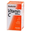HEALTH AID Vitamin C 500mg Chewable Βιταμίνη C Μασώμενες Ταμπλέτες με Γεύση Πορτοκάλι 100 ταμπλέτες