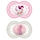 MAM Original Πιπίλα Σιλικόνης 6 - 16 Μηνών Ροζ - Άσπρο 2 τεμάχια