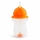 MUNCHKIN Tip & Sip Παιδικό Ποτήρι Με Καλαμάκι Σιλικόνης Για Παιδιά 12m+ Χρώμα Πορτοκαλί 296ml