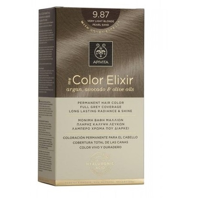 APIVITA My Color Elixir Βαφή Μαλλιών Very Light Blonde Pearl Sand (Ξανθό Πολύ Ανοιχτό Περλέ Μπεζ) 9.87