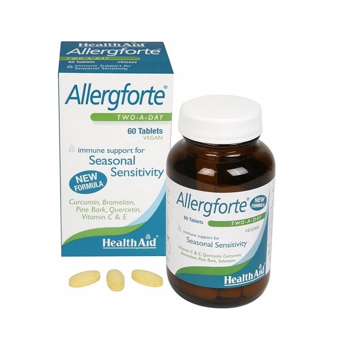 HEALTH AID Allergforte Για την Αντιμετώπιση των Αλλεργιών 60 ταμπλέτες