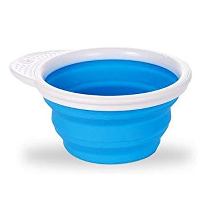 MUNCHKIN Go Bowl Silicone – Μπολ που «μαζεύει» από σιλικόνη Για παιδιά 6+ μηνών - Μπλε