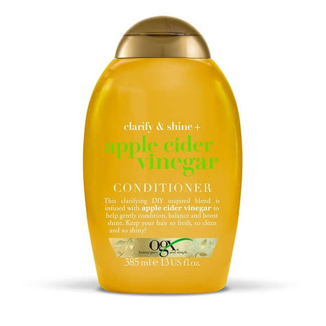 OGX Clarify & Shine Apple Cider Vinegar Conditioner Μαλακτικό Για Καθαρισμό & Λάμψη 385ml