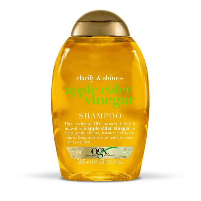 OGX Clarify & Shine Apple Cider Vinegar Shampoo Σαμπουάν Για Καθαρισμό & Λάμψη 385ml
