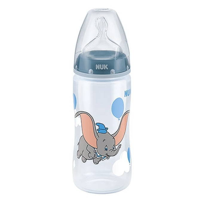 NUK First Choice+ Disney Baby Γυάλινο Μπιμπερό 6-18m Μπλε 300ml