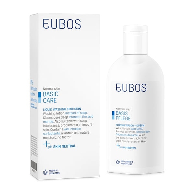 EUBOS Liquid Blue Υγρό Καθημερινού Καθαρισμού Για Πρόσωπο και Σώμα 200ml
