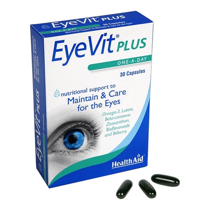 HEALTH AID EyeVit Plus Για την Υγεία των Ματιών 30 κάψουλες