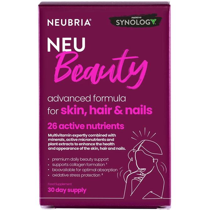 NEUBRIA Neu Beauty Συμπλήρωμα Διατροφής Για Δέρμα, Μαλλιά, Νύχια 30 κάψουλες