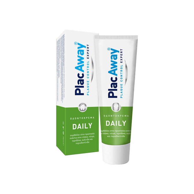 Omega Pharma Plac Away Daily Οδοντόκρεμα Για Καθημερινή Προστασία 75ml