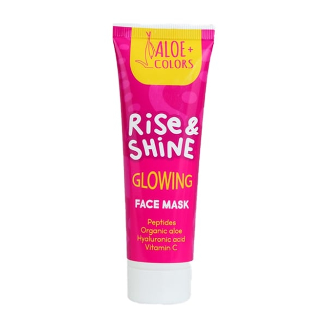 ALOE & COLORS Rise & Shine Glowing Mask Μάσκα Λάμψης 60ml