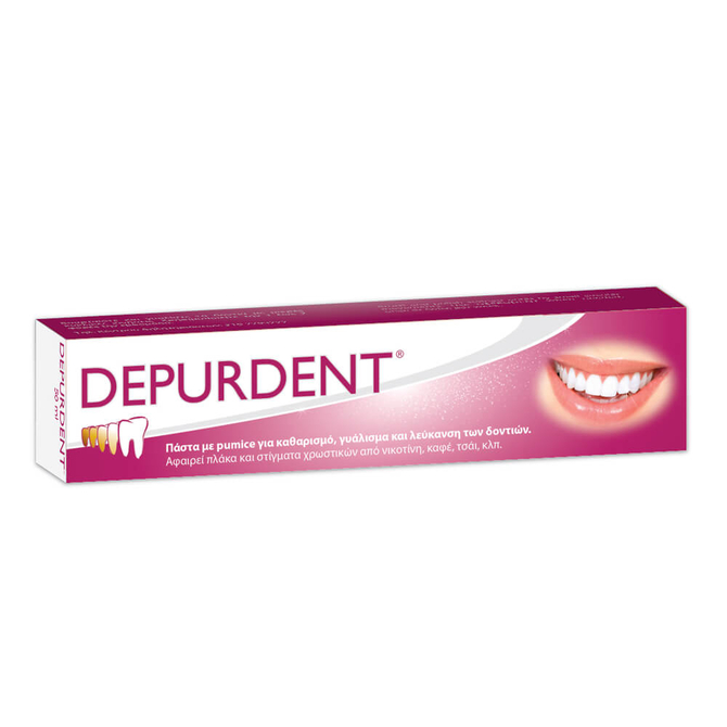 DEPURDENT Οδοντόκρεμα για Καθαρισμό, Γυάλισμα & Λεύκανση των Δοντιών 50ml