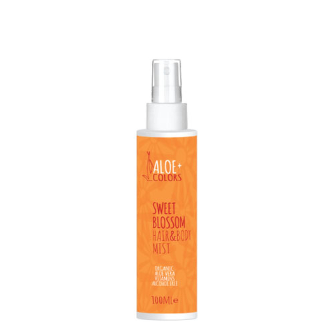 Aloe + Colors Sweet Blossom Hair & Body Mist Ενυδατικό Σπρέι Σώματος & Μαλλιών Με Άρωμα Βανίλια Πορτοκάλι 100ml