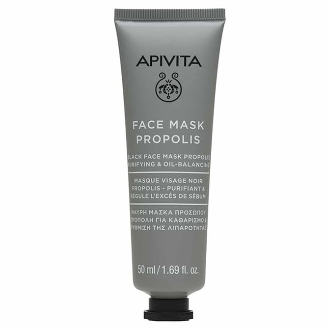 APIVITA Face Mask Propolis Μαύρη Μάσκα Προσώπου με Πρόπολη 50ml