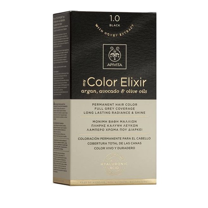 APIVITA My Color Elixir Βαφή Μαλλιών Black (Μαύρο) 1.0