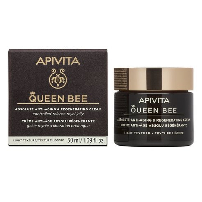 APIVITA Queen Bee Light Texture Κρέμα Προσώπου Απόλυτης Αντιγήρανσης & Αναγέννησης Ελαφριάς Υφής 50ml