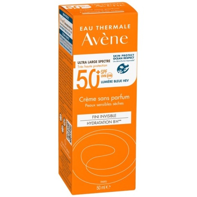 AVENE Cream Sans Parfum Αντηλιακή Κρέμα Χωρίς Άρωμα 50ml