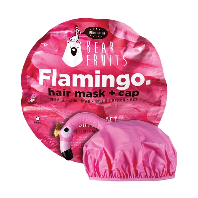 BEARFRUITS Μάσκα Μαλλιών Flamingo & Σκουφάκι 20ml