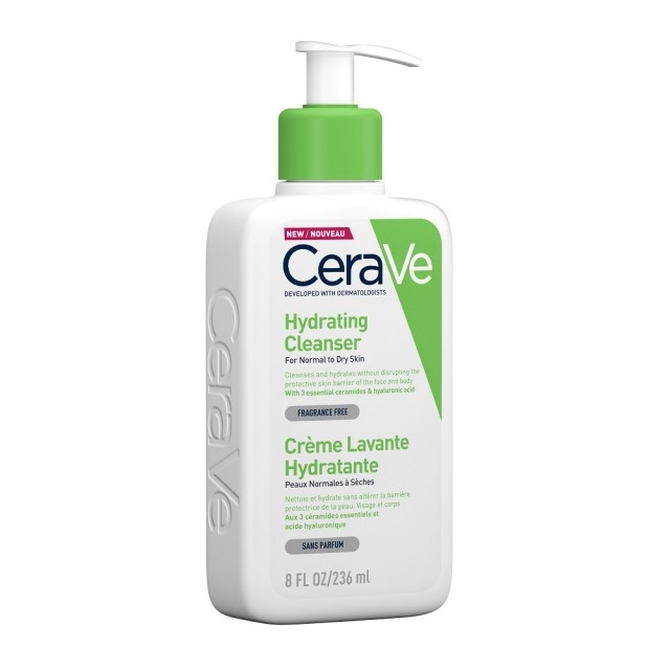 CeraVe Hydrating Cleanser Κρέμα Καθαρισμού Για Κανονικό Έως Ξηρό Δέρμα 473ml