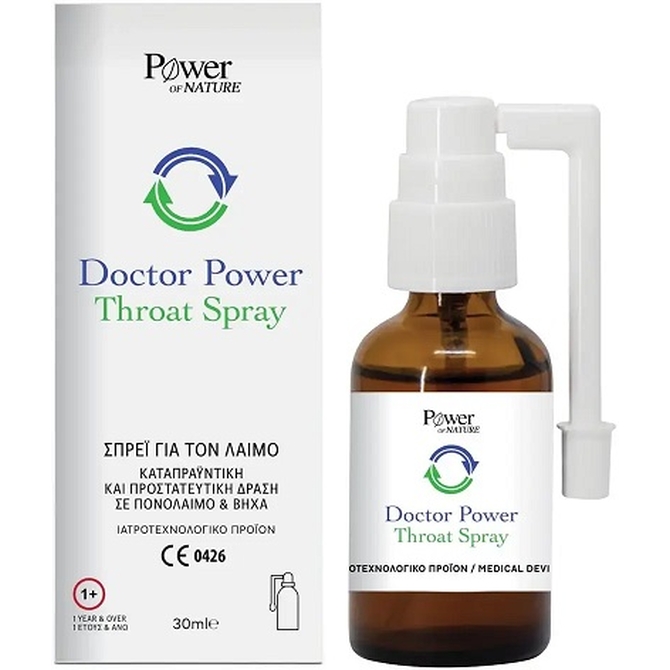 Power Health Doctor Power Throat Καταπραϋντικό Spray για Πονόλαιμο & Βήχα 30ml