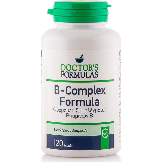 DOCTOR'S FORMULAS Vit B Complex Formula Φόρμουλα Βιταμίνης B 120 δισκία