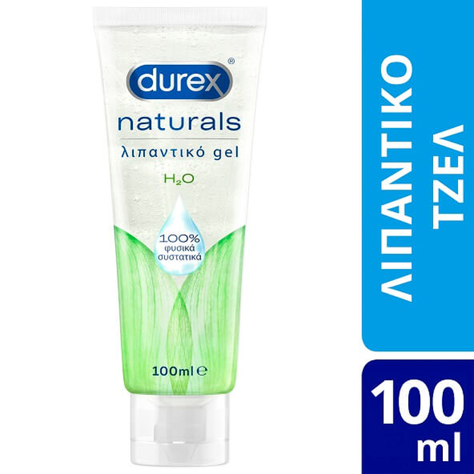 Durex Naturals Λιπαντικό Gel H20 με 100% Φυσικά Συστατικά 100ml