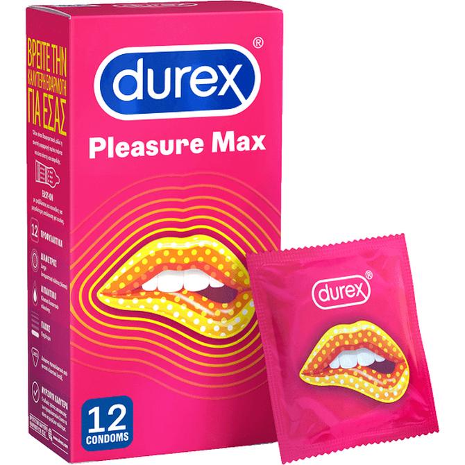 DUREX Pleasure Max Με Ραβδώσεις & Κουκίδες 12 προφυλακτικά