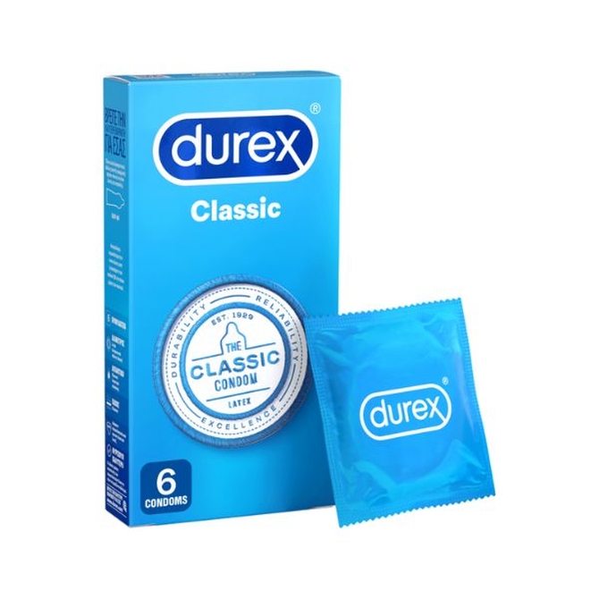 DUREX Classic Προφυλακτικά 6τμχ