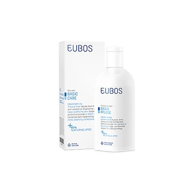 EUBOS Bath Oil Ελαιώδες Αφρόλουτρο Για Ξηρό Δέρμα 200ml