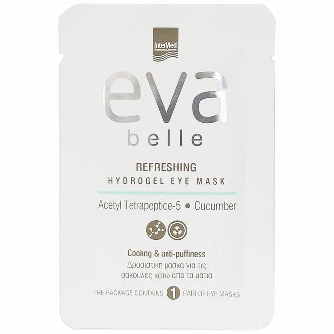 INTERMED Eva Belle Refreshing Hydrogel Eye Mask Δροσιστική Μάσκα Ματιών 1 τεμάχιο