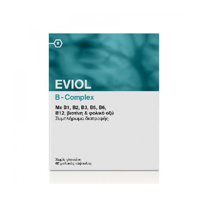 EVIOL B- Complex Σύμπλεγμα Βιταμινών B 30 μαλακές κάψουλες