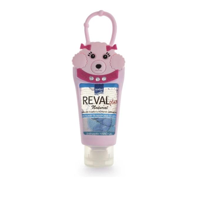 INTERMED Reval Antiseptic Hand Gel Natural Αντισηπτικό Χεριών Σκυλάκι Ροζ 30ml
