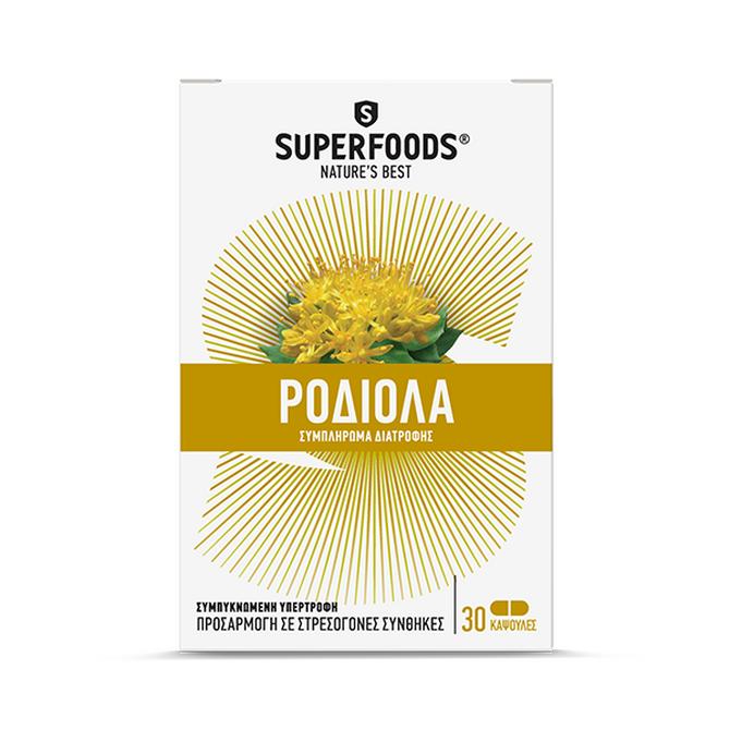 SUPERFOODS Χρυσή Ρίζα Rhodiola 30 κάψουλες