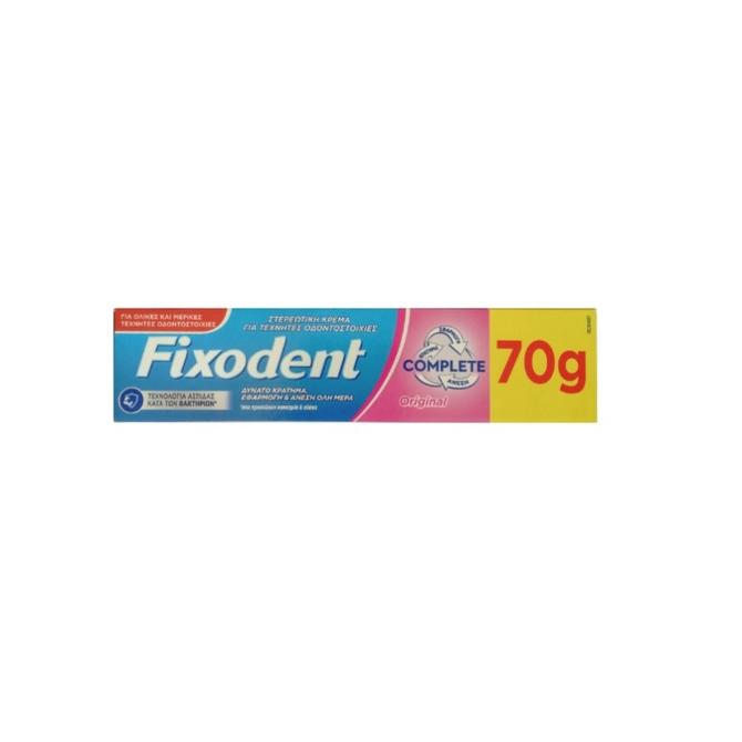FIXODENT Complete Original Στερεωτική Κρέμα για Τεχνητή Οδοντοστοιχία 70g