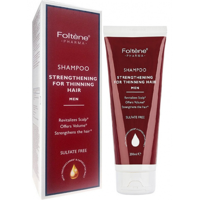 FOLTENE Shampoo For Thinning Hair Men Σαμπουάν Για Άνδρες Με Αδύναμα Μαλλιά 200ml