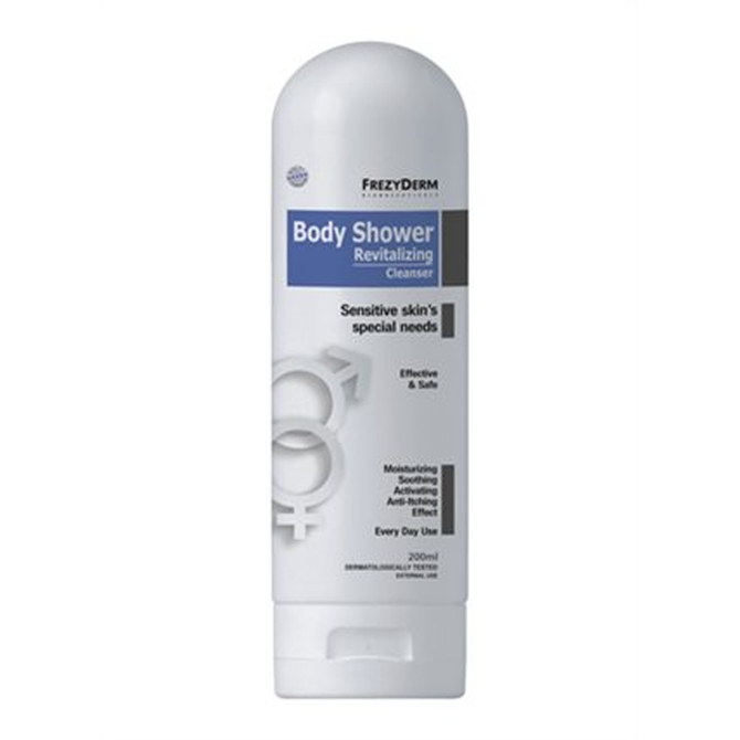 FREZYDERM Body Shower Revitalizing Cleanser Απαλό Καθαριστικό 200ml