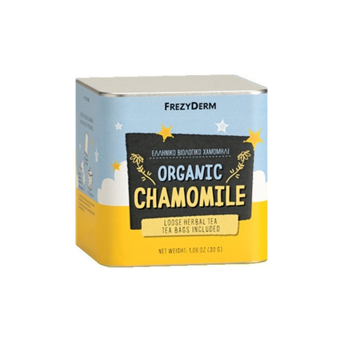 FREZYDERM Organic Chamomile Herbal Tea Ελληνικό Βιολογικό Χαμομήλι 60g 