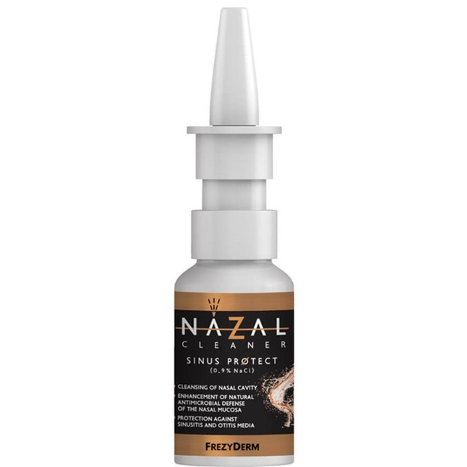 FREZYDERM Nazal Cleaner Sinus Protect Καθαρίζει Τη Ρινική Κοιλότητα & Προφυλάσσει Από Ιγμορίτιδα & Ωτίτιδα 30ml