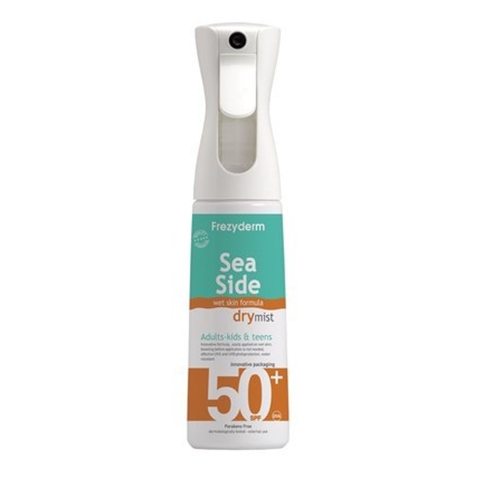 FREZYDERM Sea Side Dry Mist SPF50+  Αντηλιακό Mist για Πρόσωπο και Σώμα 300ml