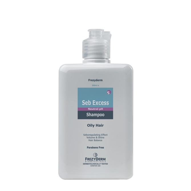 FREZYDERM Seb Excess Shampoo Σαμπουάν Εξισσορόπησης της Λιπαρότητας 200ml