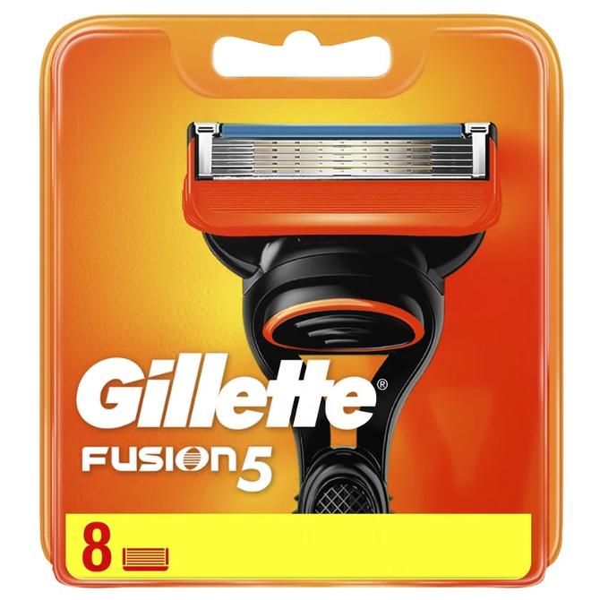 GILLETTE Fusion 5 Ανταλλακτικά Ξυριστικής Μηχανής 8τμχ
